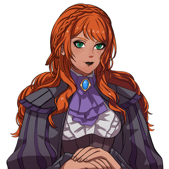 Freia in her Ashen Wolves attire