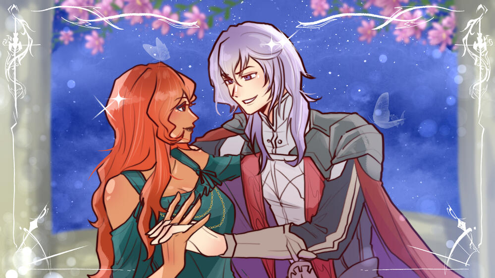 Freia and Yuri Post-Timeskip, by @DKevinarts47